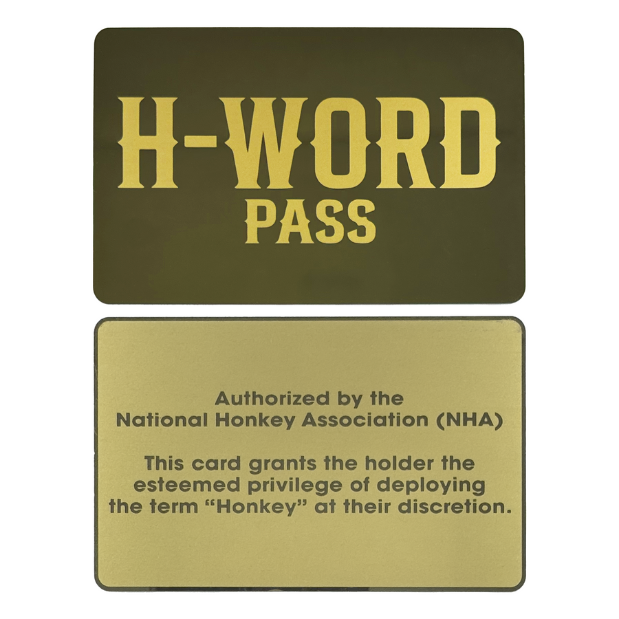 H-Word Pass · Tommy G Merchandise