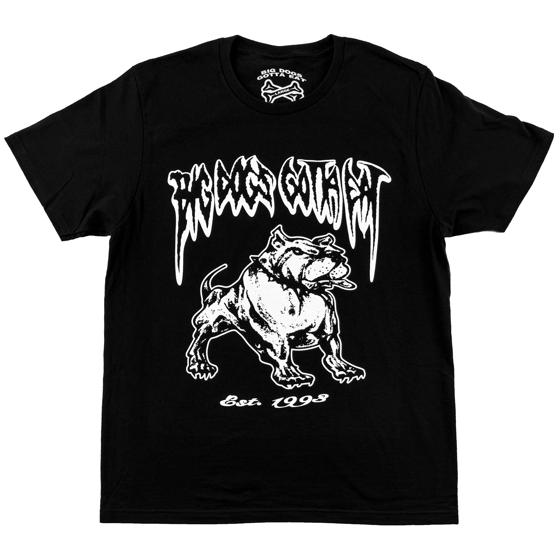 BDGE Spike T-Shirt (Black) – Big Dogs Gotta Eat Store