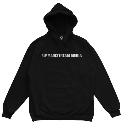 Embroidered RIP Mainstream Media Hoodie